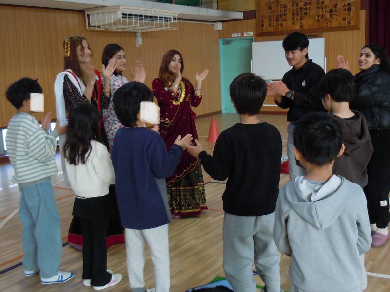 花園北小学校との国際交流イベント イベント 2